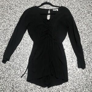 La Vie en Rose ✦ Boho Coverup Black Jumpsuit (XS/S)